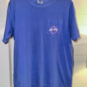 Old Row Comfort Colors Blue and Pink Short Sleeve Tee Men’s Large